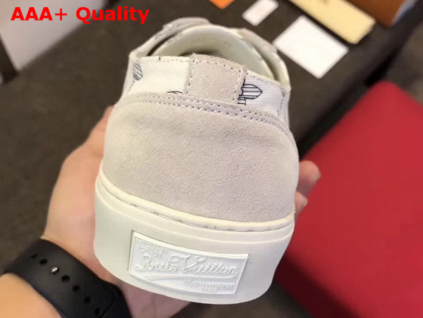 Louis Vuitton Tattoo Sneaker in Cream Monogram Cotton Canvas Replica