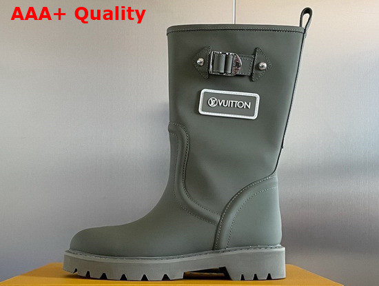 Louis Vuitton Territory Flat Half Boot Kaki 1A9H9F Replica