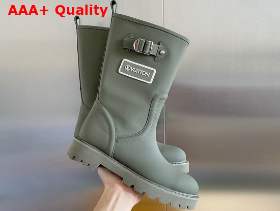 Louis Vuitton Territory Flat Half Boot Kaki 1A9H9F Replica