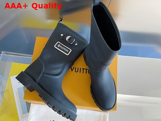 Louis Vuitton Territory Flat Half Boot Noir 1A9H8L Replica