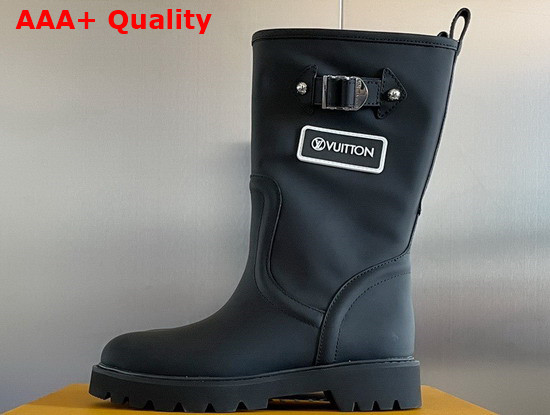 Louis Vuitton Territory Flat Half Boot Noir 1A9H8L Replica