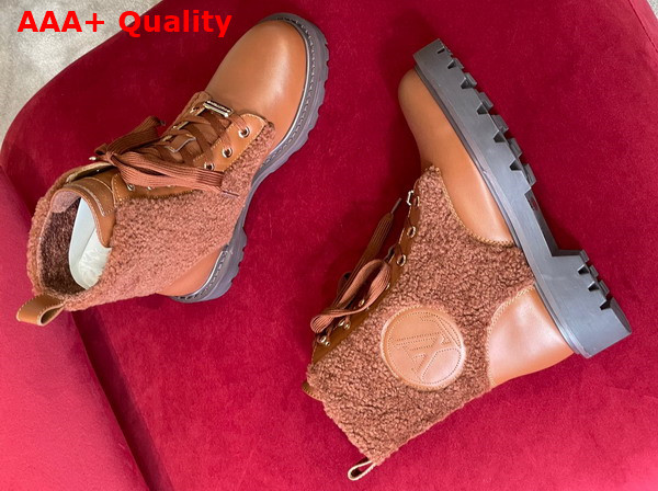 Louis Vuitton Territory Flat Ranger Cognac Brown Calf Leather and Wool 1AABT7 Replica