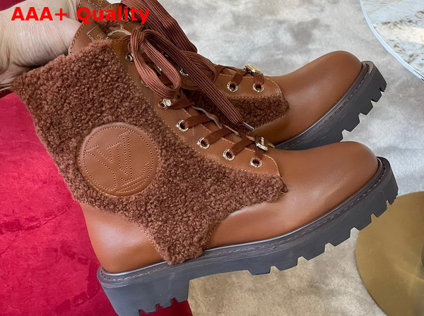 Louis Vuitton Territory Flat Ranger Cognac Brown Calf Leather and Wool 1AABT7 Replica