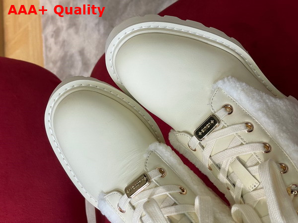 Louis Vuitton Territory Flat Ranger Ecru Beige Calf Leather and Wool 1AABSD Replica