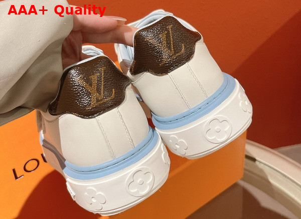 Louis Vuitton Time Out Sneaker Bleu Clair Calf Leather 1AB198 Replica