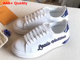 Louis Vuitton Time Out Sneaker Marine Plain Calf Leather 1A3U4H Replica