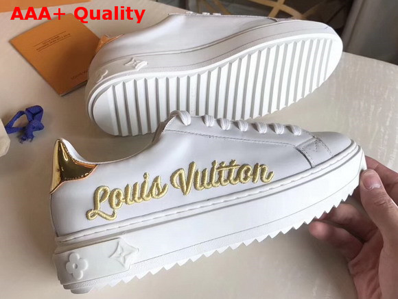 Louis Vuitton Time Out Sneaker Or Plain Calf Leather 1A3U35 Replica