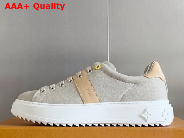 Louis Vuitton Time Out Sneaker in Beige Canvas 1AD9C6 Replica