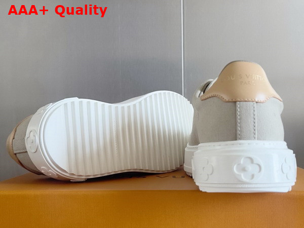 Louis Vuitton Time Out Sneaker in Beige Canvas 1AD9C6 Replica
