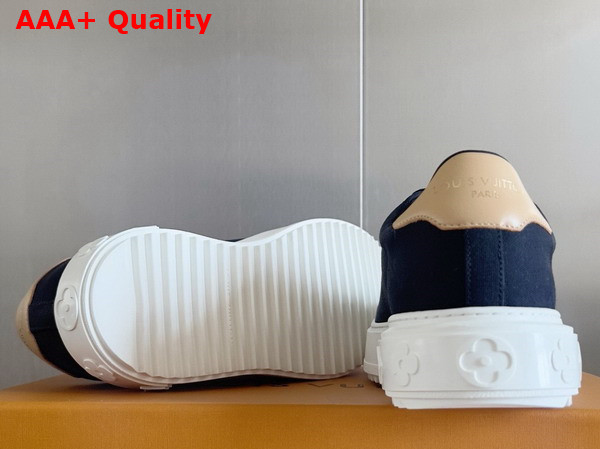 Louis Vuitton Time Out Sneaker in Navy Canvas Replica