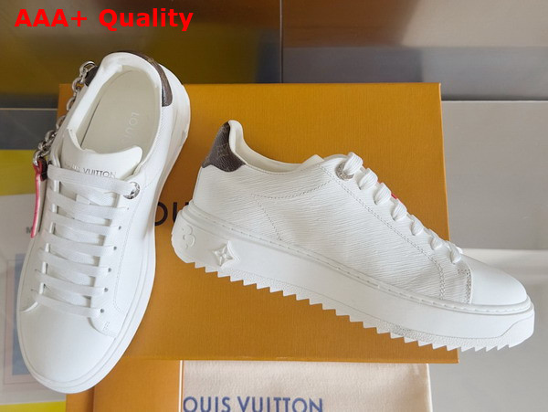 Louis Vuitton Time Out Sneaker in White Epi Calf Leather 1AHOFT Replica
