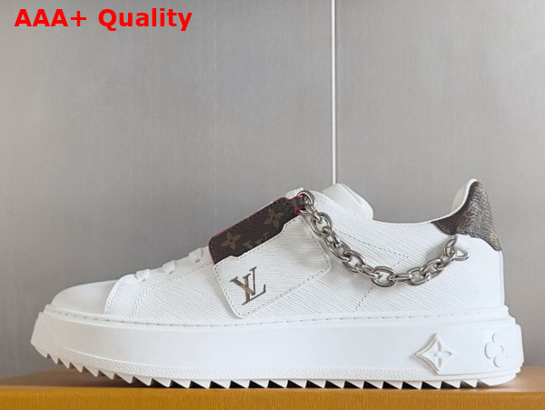 Louis Vuitton Time Out Sneaker in White Epi Calf Leather 1AHOFT Replica