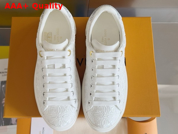 Louis Vuitton Time Out Sneaker in White Lace 1ACKTC Replica