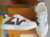 Louis Vuitton Time Out Sneaker in White Plain Calf Leather 1AIEFC Replica