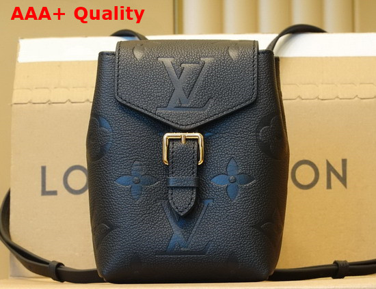 Louis Vuitton Tiny Backpack Black Monogram Empreinte Leather M80596 Replica