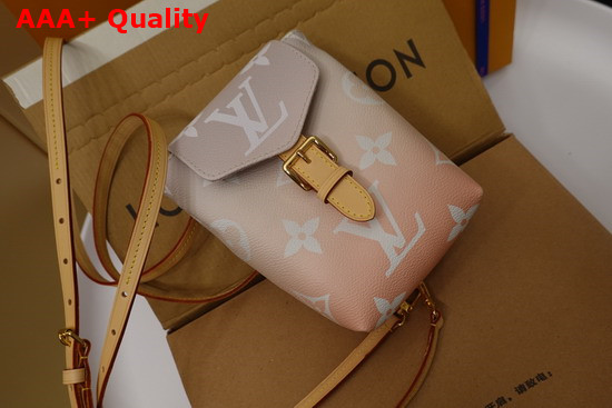 Louis Vuitton Tiny Backpack in Monogram Canvas with a Gradated Color Effect Mist Gray M45764 Replica