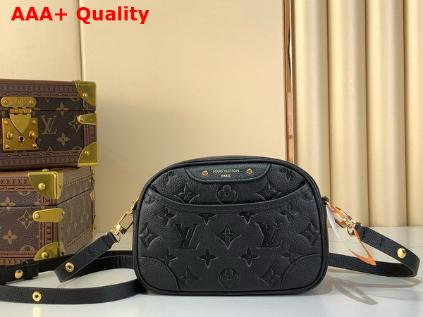 Louis Vuitton Tiny Camera Bag in Black Monogram Empreinte Leather M25518 Replica