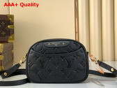 Louis Vuitton Tiny Camera Bag in Black Monogram Empreinte Leather M25518 Replica