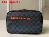 Louis Vuitton Toilet Pouch GM Damier Cobalt Canvas N60245 Replica