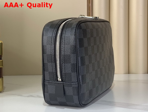 Louis Vuitton Toilet Pouch GM Damier Graphite Canvas N40484 Replica