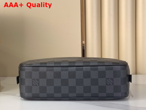 Louis Vuitton Toilet Pouch GM Damier Graphite Canvas N40484 Replica