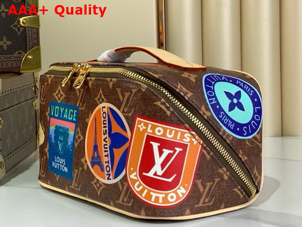 Louis Vuitton Toiletry Bag 2 Compartments Monogram Coated Canvas M14744 Replica