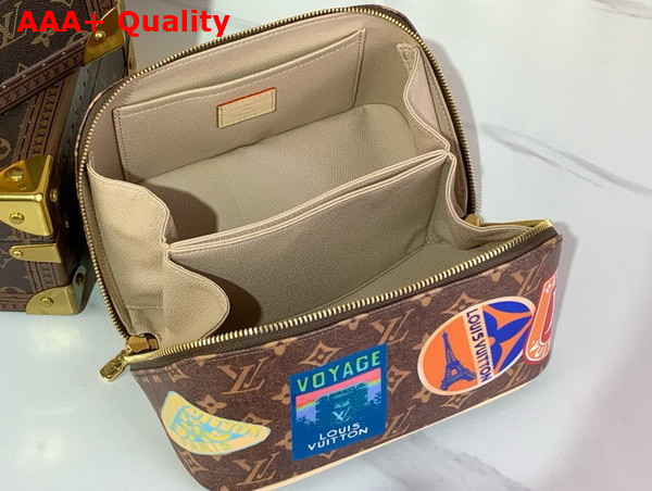 Louis Vuitton Toiletry Bag 2 Compartments Monogram Coated Canvas M14744 Replica