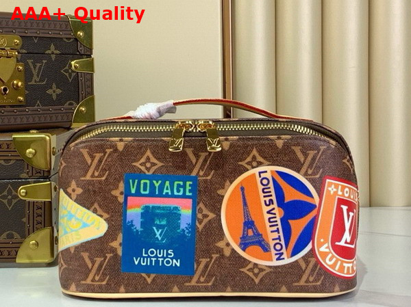 Louis Vuitton Toiletry Bag 2 Compartments Monogram Coated Canvas M14744 Replica