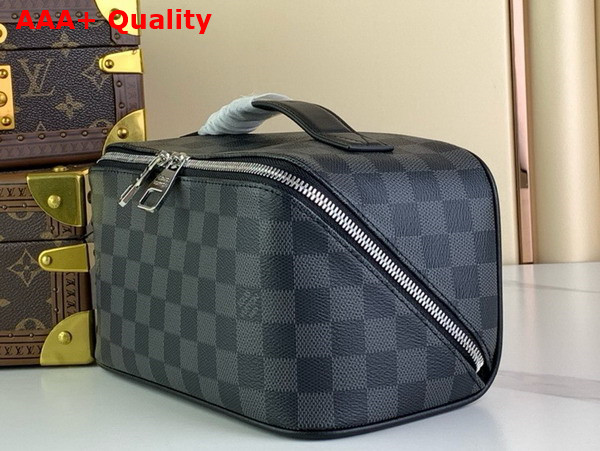Louis Vuitton Toiletry Bag in Damier Graphite Canvas Replica