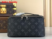 Louis Vuitton Toiletry Bag in Monogram Eclipse Canvas Replica