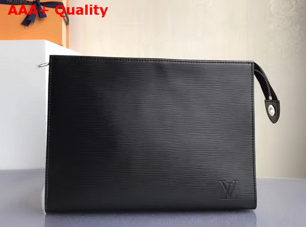 Louis Vuitton Toiletry Pouch 19 Black Epi Leather Replica