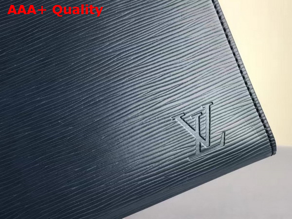 Louis Vuitton Toiletry Pouch 19 EPI Leather Indigo M41366 Replica