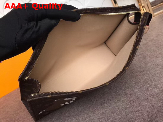 Louis Vuitton Toiletry Pouch 26 Printed Monogram Coated Canvas Replica