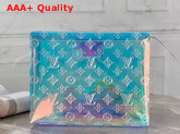 Louis Vuitton Toiletry Pouch 26 Transparent Monogram Embossed PVC Replica