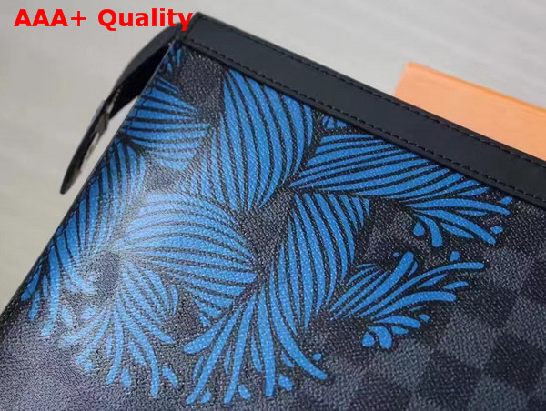Louis Vuitton Toiletry Pouch 26 in Damier Graphite Canvas with Rope Pattern Replica