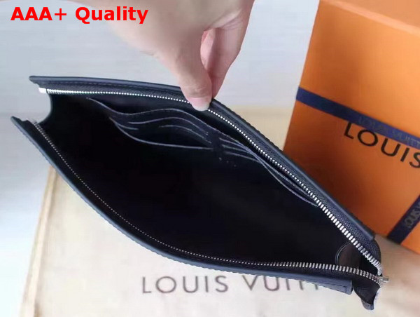 Louis Vuitton Toiletry Pouch 26 in Damier Graphite Canvas with Rope Pattern Replica