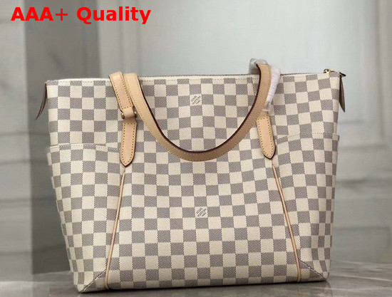 Louis Vuitton Totally MM Tote Bag in Damier Azur Canvas N51262 Replica