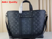 Louis Vuitton Tote Journey Carryall Bag Charcoal Cowhide Leather M21371 Replica
