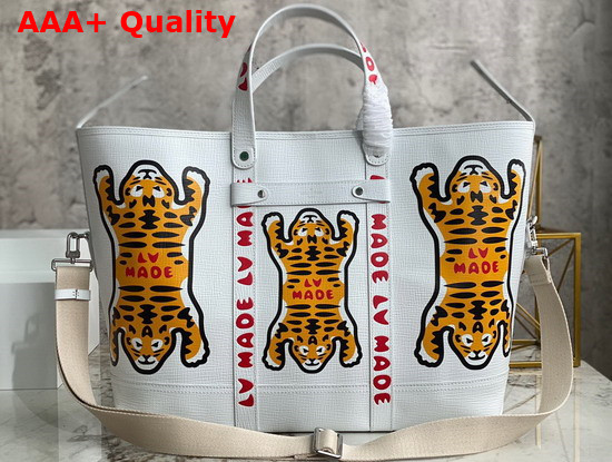 Louis Vuitton Tote Journey White Cowhide Leather M59366 Replica