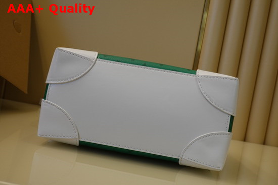 Louis Vuitton Tourist vs Purist Tote Green Monogram Canvas and White Calf Leather Replica
