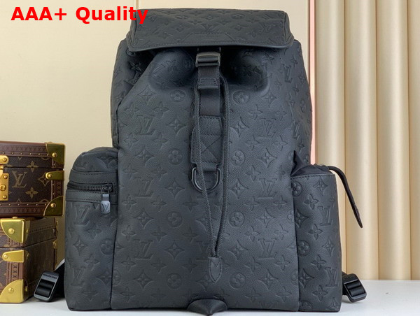 Louis Vuitton Trekking Backpack in Monogram Shadow Calf Leather M43680 Replica