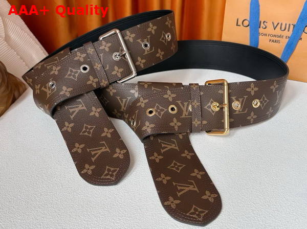 Louis Vuitton Trench 65mm Belt in Monogram Canvas M4500Z Replica