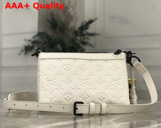 Louis Vuitton Triangle Messenger Blanc Lavable M55927 Replica