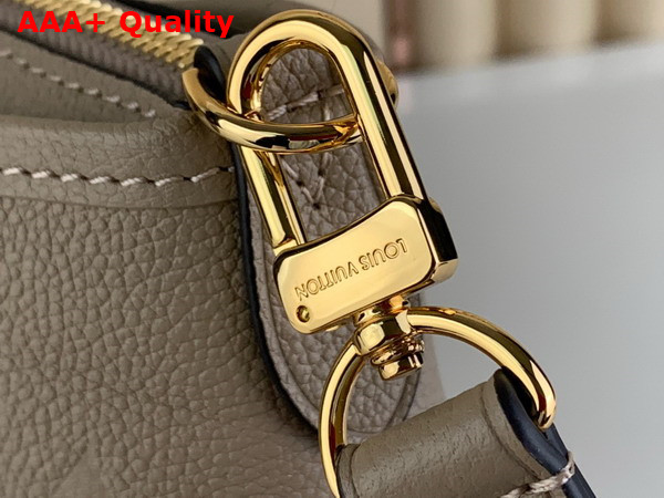 Louis Vuitton Trianon MM Tote in Tourterelle Gray Monogram Empreinte Leather M46504 Replica