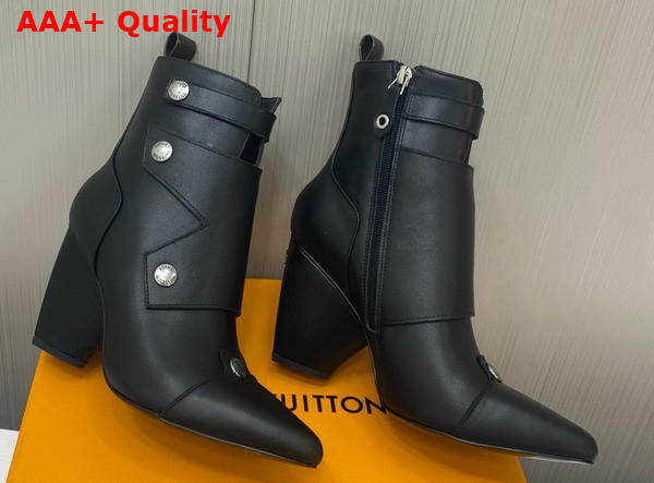 Louis Vuitton Trinity Ankle Boot in Black Calf Leather Replica