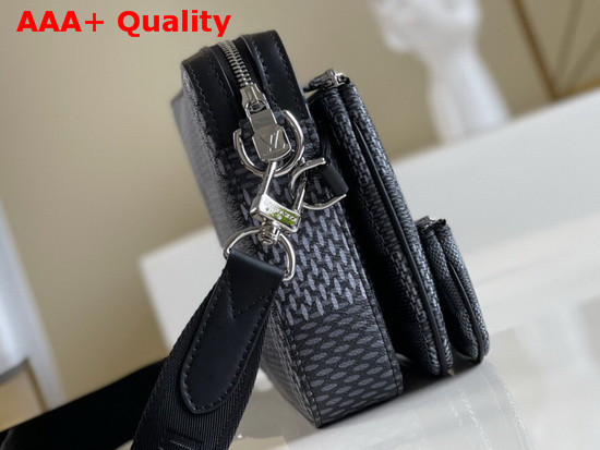 Louis Vuitton Trio Messenger Bag in Giant Damier Graphite Canvas Replica