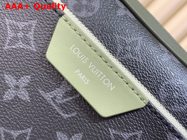 Louis Vuitton Trio Messenger Bag in Khaki Green Monogram Eclipse Coated Canvas M28628 Replica