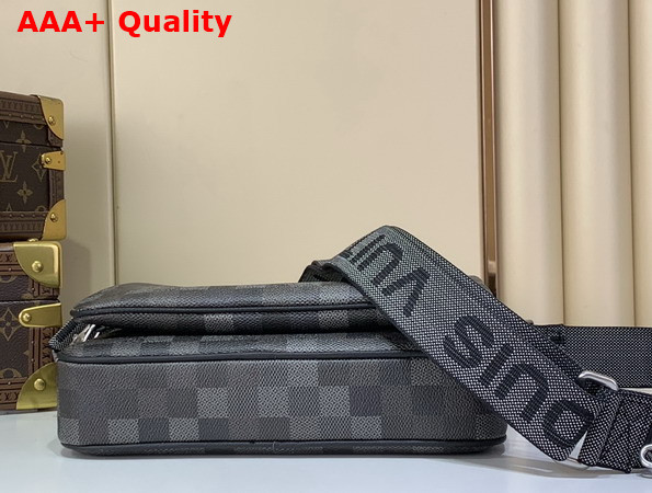 Louis Vuitton Trio Messenger in Black Damoflage Canvas M28602 Replica