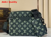 Louis Vuitton Trio Messenger in Forest Green Monogram Shadow Leather M27154 Replica