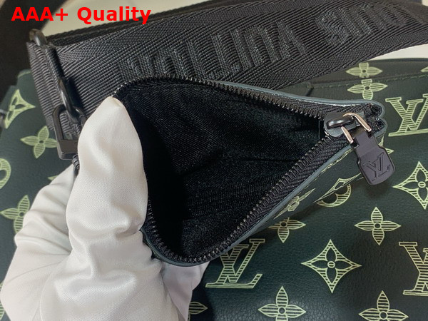 Louis Vuitton Trio Messenger in Forest Green Monogram Shadow Leather M27154 Replica